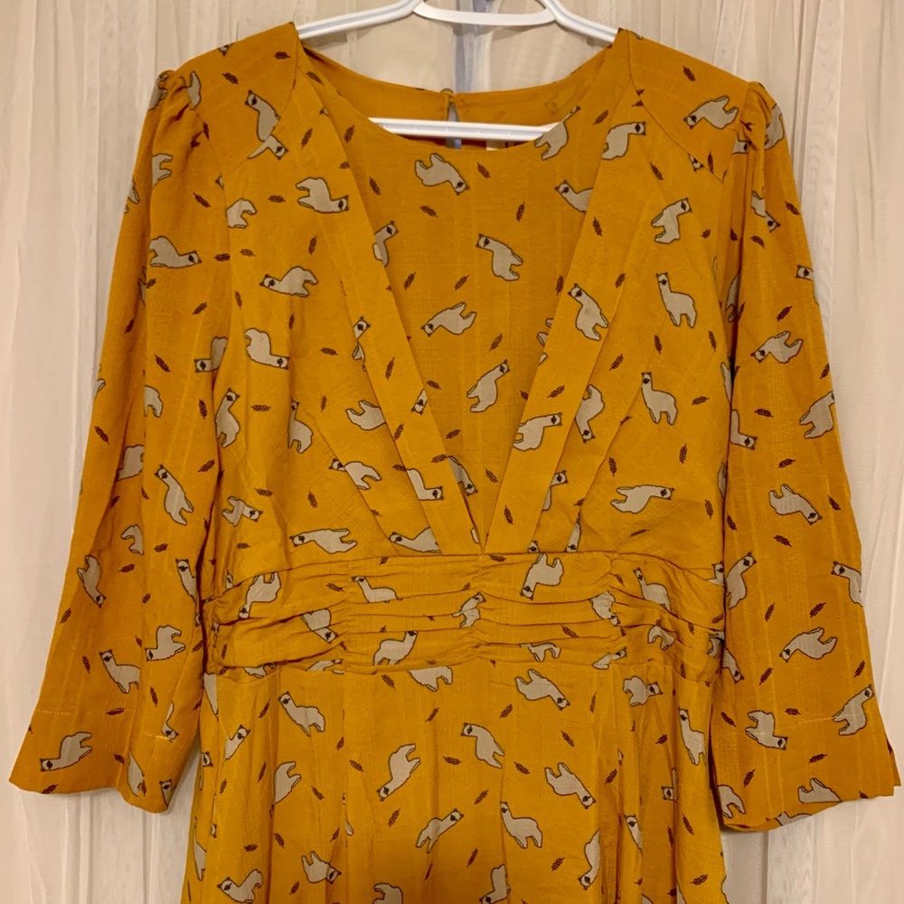 Anthropologie/Louche Llama Dress